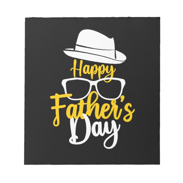 Grandfather Quotes | Happy Father Day Notepad (Front)