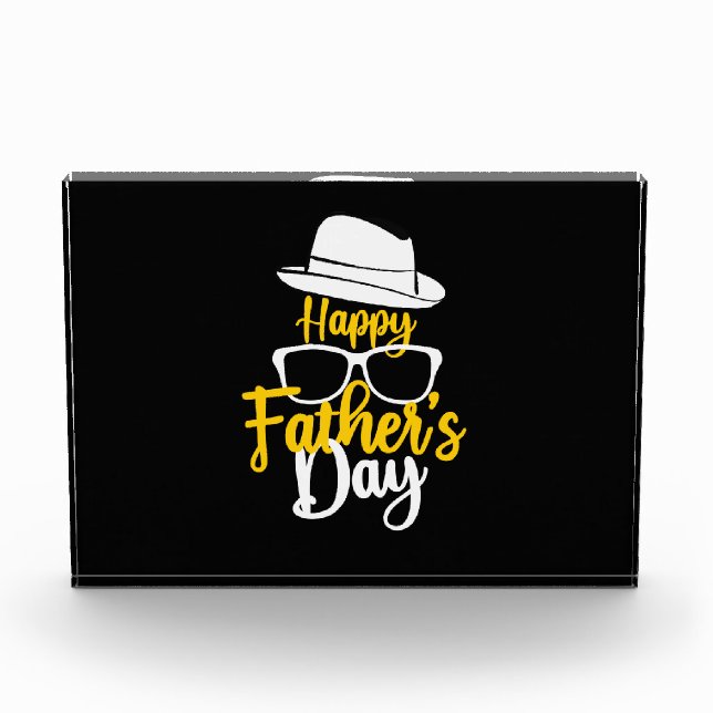Grandfather Quotes | Happy Father Day Photo Block (Front)