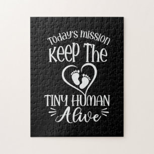 Grandfather Quotes Keep The Tiny Human Alive Jigsaw Puzzle