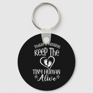 Grandfather Quotes   Keep The Tiny Human Alive Key Ring
