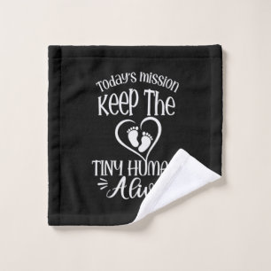 Grandfather Quotes Keep The Tiny Human Alive Wash Cloth
