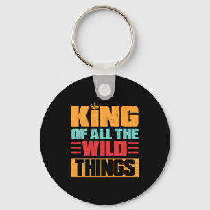Grandfather Quotes   King Of All The Wild Things Key Ring