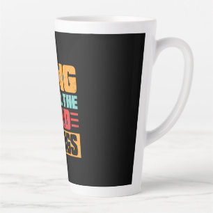 Grandfather Quotes King Of All The Wild Things Latte Mug