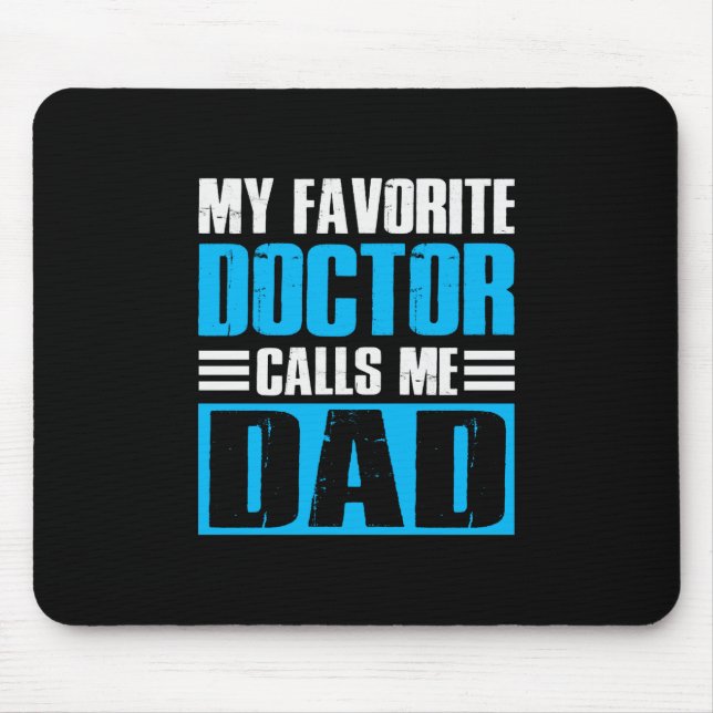 Grandfather Quotes My Favourite Doctor Calls Me Da Mouse Mat (Front)