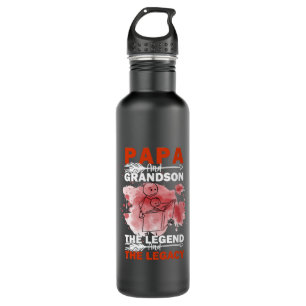 Grandfather Quotes   Papa And Grandson 710 Ml Water Bottle