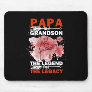 Grandfather Quotes   Papa And Grandson Mouse Mat