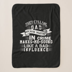 Grandfather Quotes They Call Me Dad Sherpa Blanket
