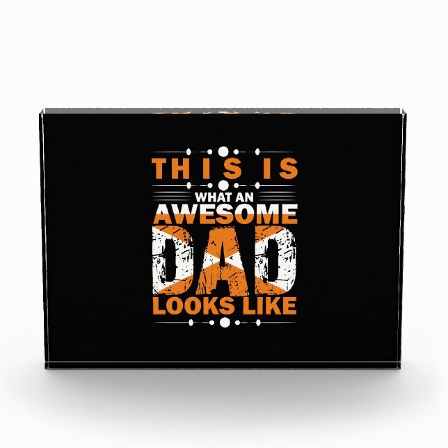 Grandfather Quotes | What An Awesome Dad Photo Block (Front)
