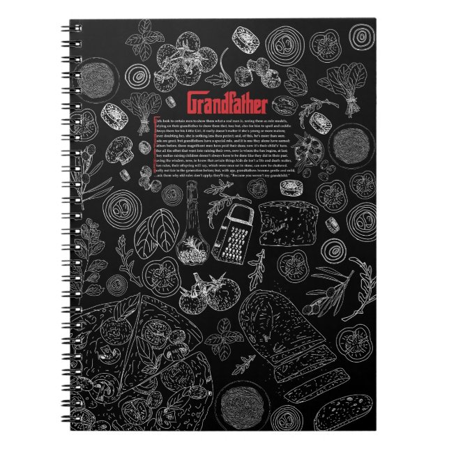 Grandfather Recipe Notebook (Front)