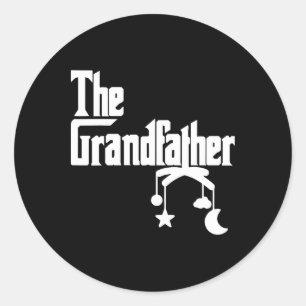 Grandfather Shirt Funny Father&#; s Day Grandpa Gi Classic Round Sticker