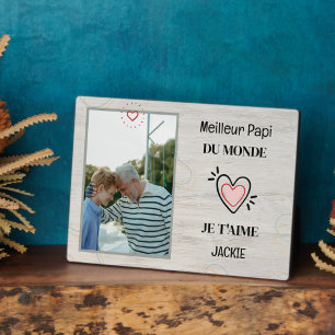Grandfather's Day personalised gift best grandpa Plaque