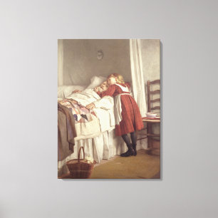 Grandfather's Little Nurse Canvas Print
