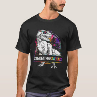 Grandfathersaurus Dinosaur Grandfather Matching Ti T-Shirt
