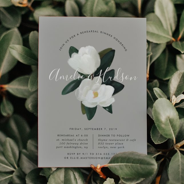 Grandiflora Rehearsal Dinner Invitation (Creator Uploaded)