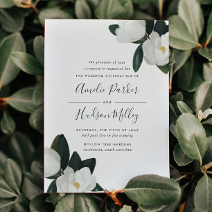 Grandiflora Wedding Invitation