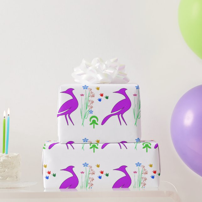 grandiose bird wrapping paper (Party Gifts)
