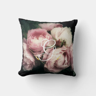 Grandiose Peonies Throw Pillow