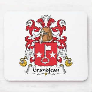 Grandjean Family Crest Mouse Mat