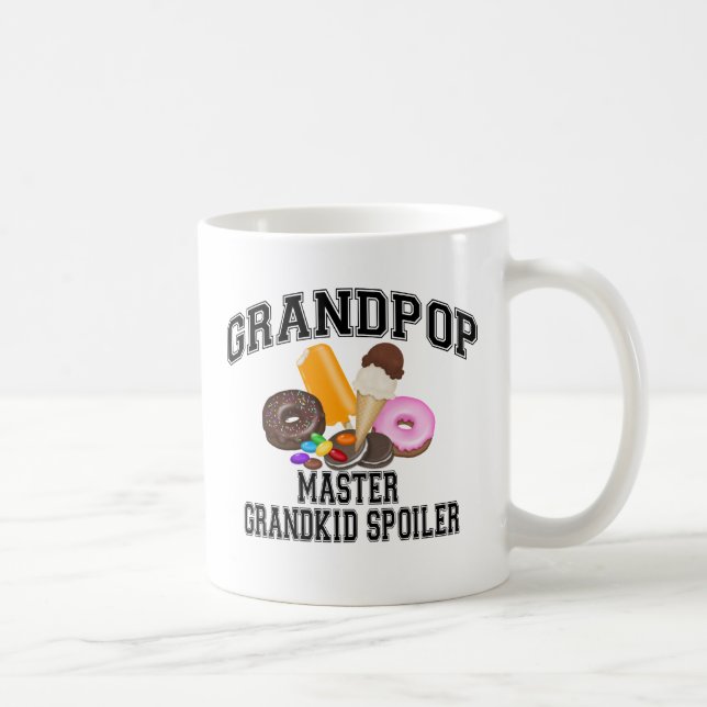 Grandkid Spoiler Grandpop Coffee Mug (Right)
