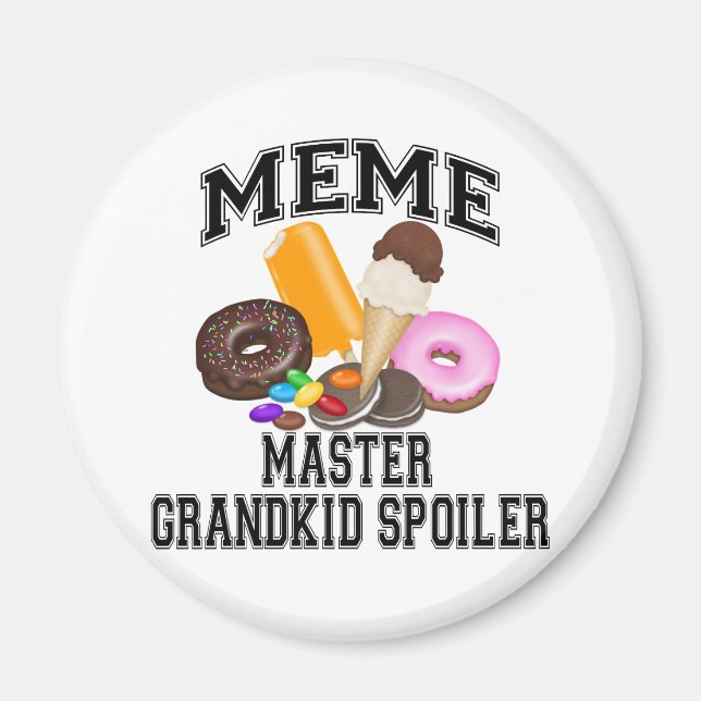Grandkid Spoiler Meme Magnet (Front)