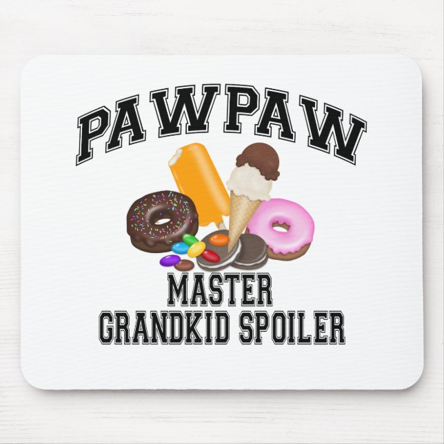 Grandkid Spoiler PawPaw Mouse Mat (Front)