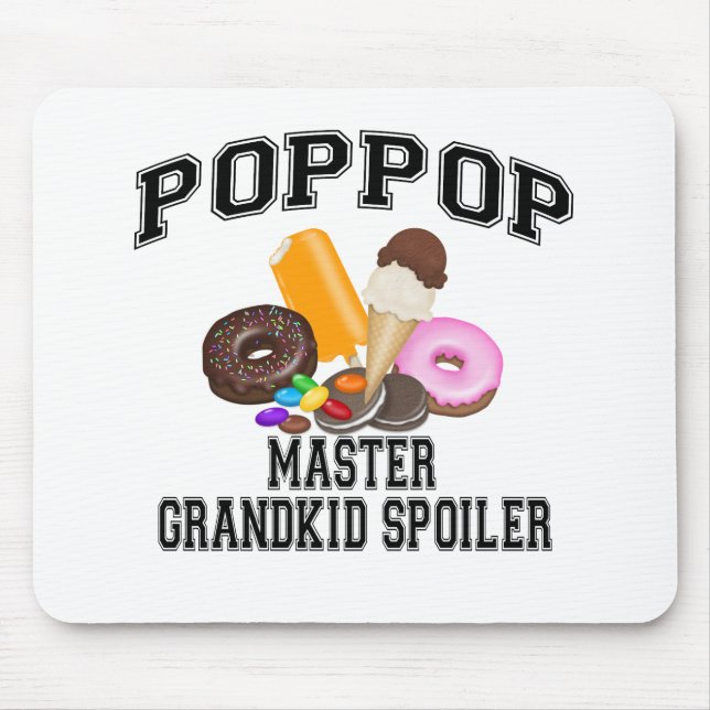 Grandkid Spoiler PopPop Mouse Mat (Front)