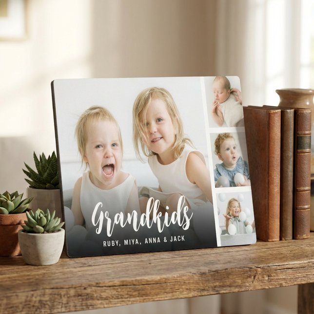 Grandkids Customised Photo Collage Plaque (Creator Uploaded)