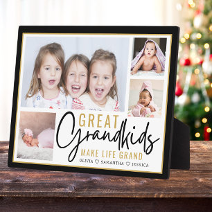 Grandkids Great Grandparents Life Quote 4 Photo    Plaque