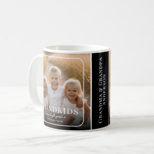 Grandkids Make Life Grand Custom Photo Grandparent Coffee Mug