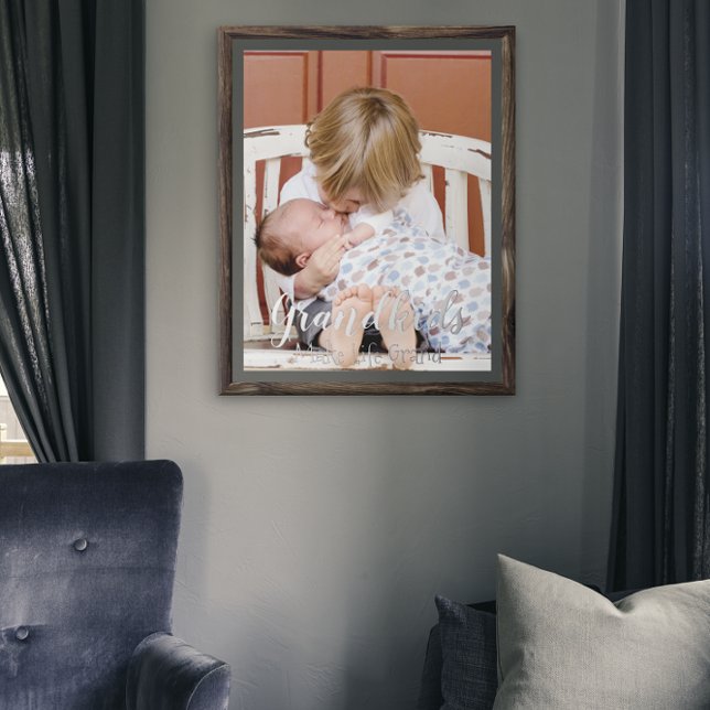 Grandkids Make Life Grand Foil Prints (Creator Uploaded)