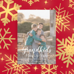 Grandkids Make Life Grand Holiday Card