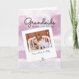 Grandkids Make Life Grand Mothers Day Card