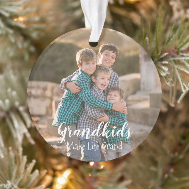 Grandkids Make Life Grand Ornament (Tree)
