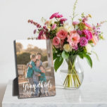 Grandkids Make Life Grand Plaque<br><div class="desc">Grandkids make life grand: Custom family photo gift. Photo credit Photography © Storytree Studios,  Stanford,  CA. Photo template must be replaced with your own photo</div>