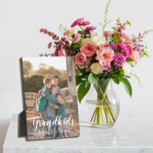 Grandkids Make Life Grand Plaque