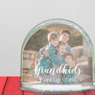 Grandkids Make Life Grand Snowglobe