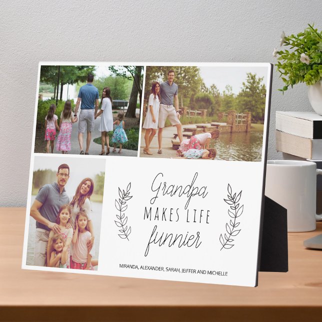 Grandkids photo collage grandparents make life plaque (Creator Uploaded)