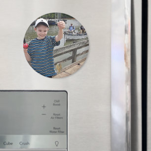 Grandkids Photo Template My First Fish! Magnet