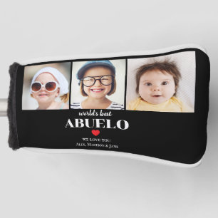 Grandkids Photos World's Best Abuelo Grandfather Golf Head Cover