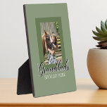 Grandkids Spoiled Here Grandparent Photo Template  Plaque<br><div class="desc">This design may be personalised in the area provided by changing the photo and/or text. Or it can be customised by clicking Personalise this Template and then choosing the click to customise further option and delete or change the colour of the background, add text, change the text colour or style,...</div>