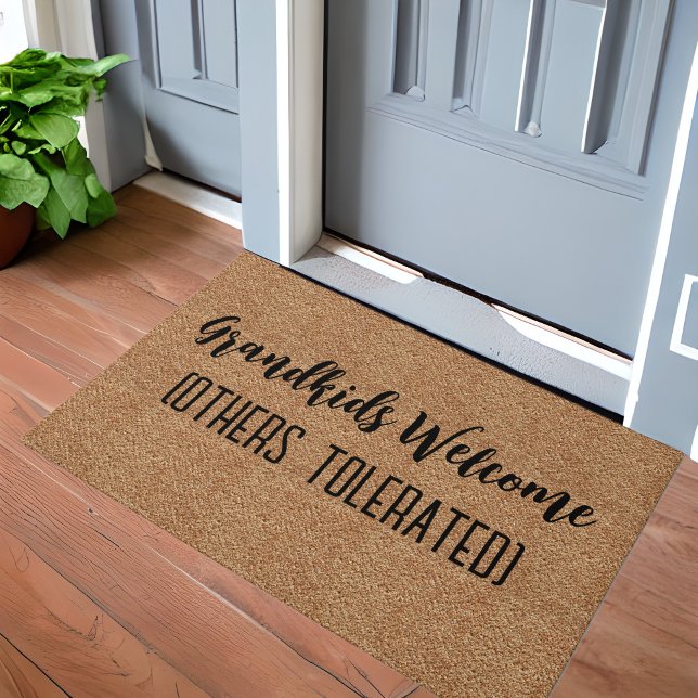 Grandkids Welcome Others Tolerated - Welcome Doormat (Creator Uploaded)