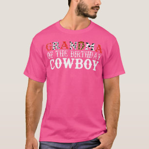 Grandma 1St Birthday Cowboy Western Rodeo Party Ma T-Shirt