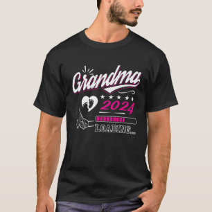 Grandma 2024 Loading Soon Be Mother Pregnancy Anno T-Shirt