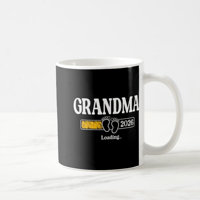 Grandma 2026 Loading Grandma Est. 2026, New Grandm Coffee Mug (Right)
