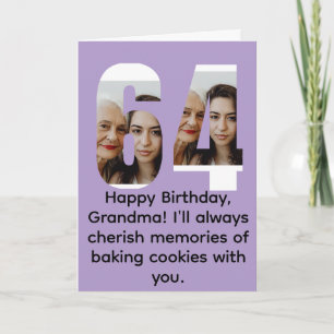 Grandma 64th birthday card