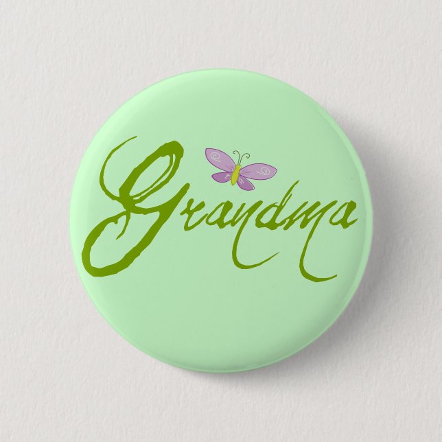 Grandma 6 Cm Round Badge (Front)