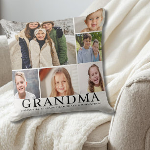 Grandma 6 Photo Gift Cushion