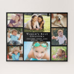 Grandma 8 Photo Collage Jigsaw Puzzle<br><div class="desc">Give the world's best grandma a fun custom multi-photo jigsaw puzzle that she will treasure and enjoy for years. Personalise with eight photos of grandchildren, children, other family members, pets, etc., personalise the expression "World's Best Grandma" and whether she is called "Grandma, " "Nana, " "Granny, " etc., and add...</div>