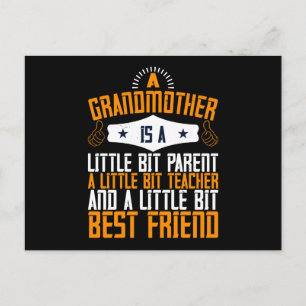 Grandma - A Grandmother Is Best Friend Postcard