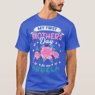 Grandma Abuela First Mothers Day Floral T-Shirt